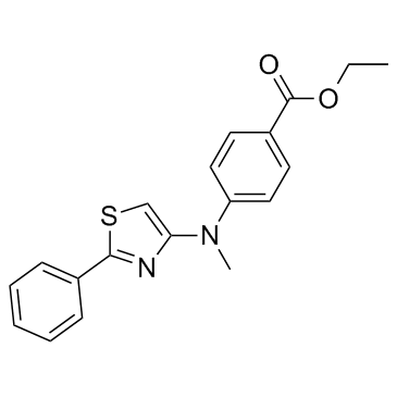 4-(甲基(2-苯基噻唑-4-基)氨基)苯甲酸乙酯