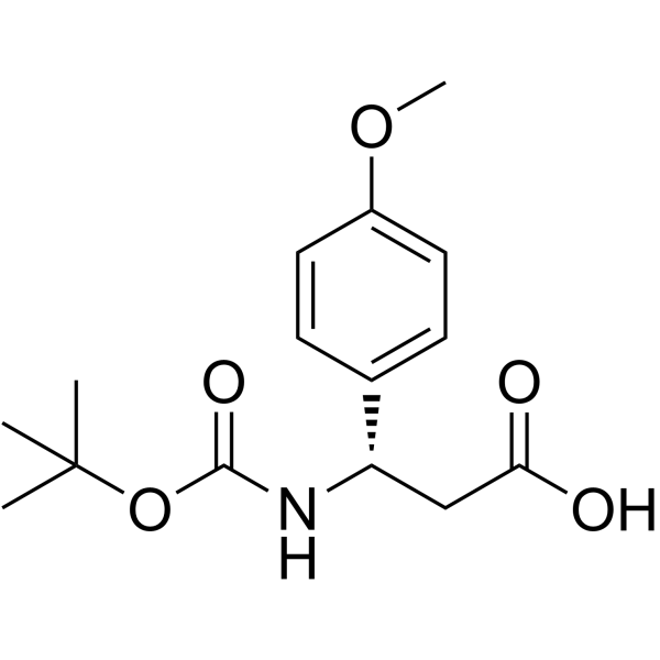 (S)-3-((叔丁氧基羰基)氨基)-3-(4-甲氧基苯基)丙酸