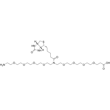 N-(Amino-PEG4)-N-Biotin-PEG4-acid