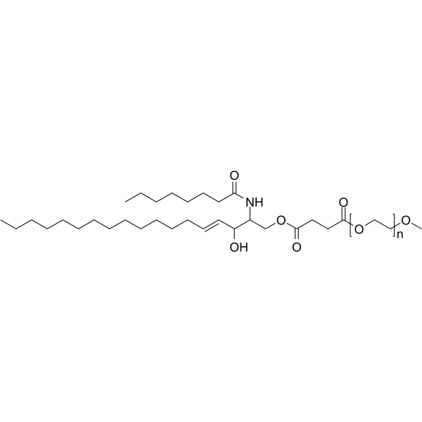 N-辛酰基鞘氨醇-1-{琥珀酰[甲氧基(聚乙二醇)2000]}