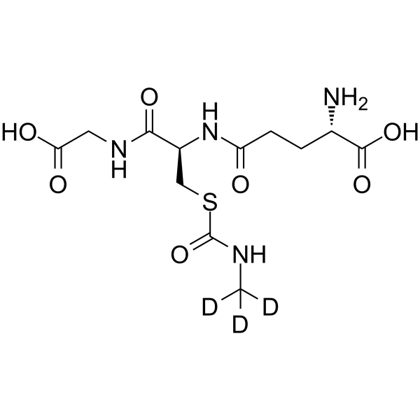 S-(N-Methylcarbamoyl)glutathione-d3