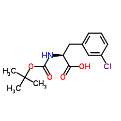 N-叔丁氧羰基-D-3-氯苯丙氨酸