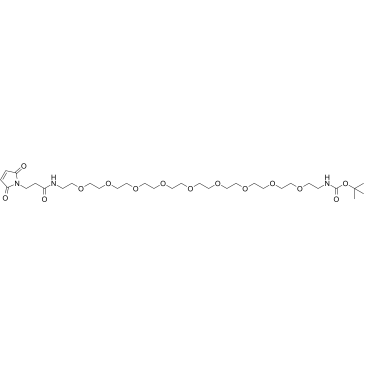 Mal-amido-PEG9-NH-Boc