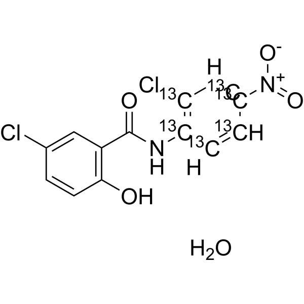 氯硝柳胺一水合物-13C6