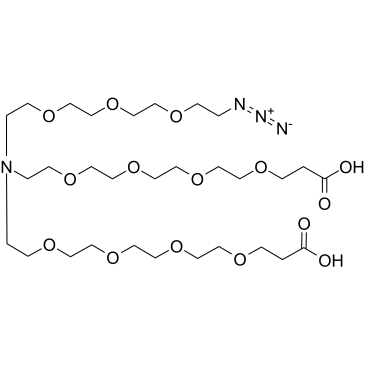 N-(Azido-PEG3)-N-bis(PEG4-acid)