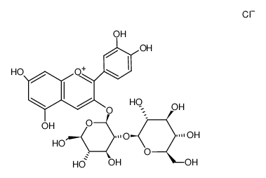 氯化矢车菊素-3-O-槐糖苷