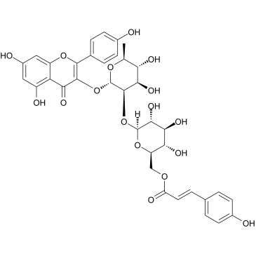 山奈酚-3-鼠李糖-(6''-对羟基反式桂皮酰)葡萄糖甙