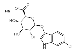 6-氯-3-吲哚基-β-D-吡喃葡萄糖醛酸钠盐