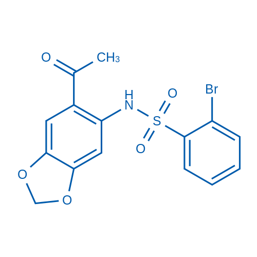 N-(6-乙酰基苯并[d][1,3]二氧戊环-5-基)-2-溴苯磺酰胺