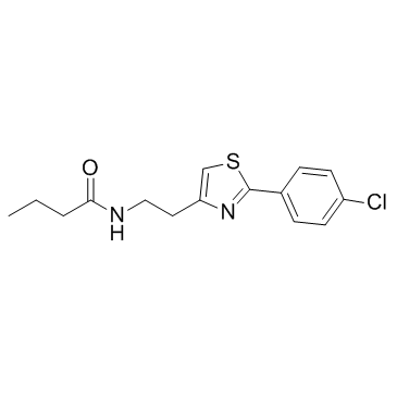 N-(2-(2-(4-氯苯基)噻唑-4-基)乙基)丁酰胺