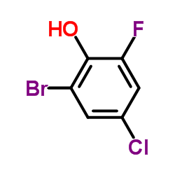 2-溴-4-氯-6-氟苯酚