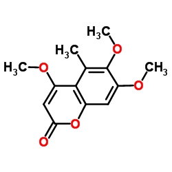 4,6,7-三甲氧基-5-甲基香豆素