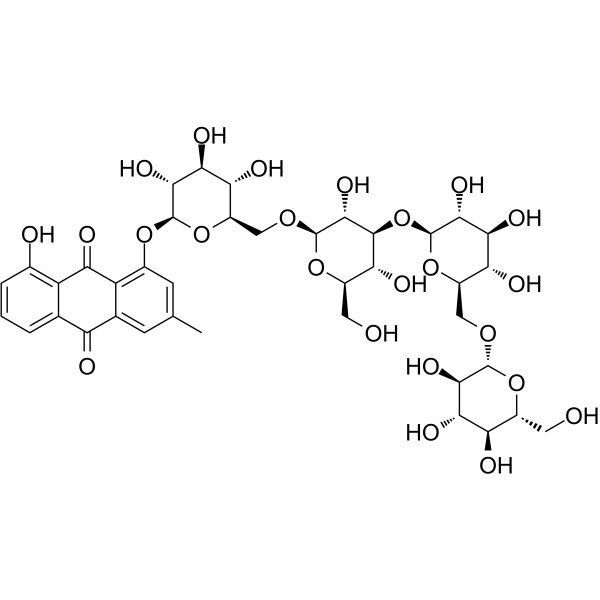 Chrysophanol 1-O-beta-tetraglucoside