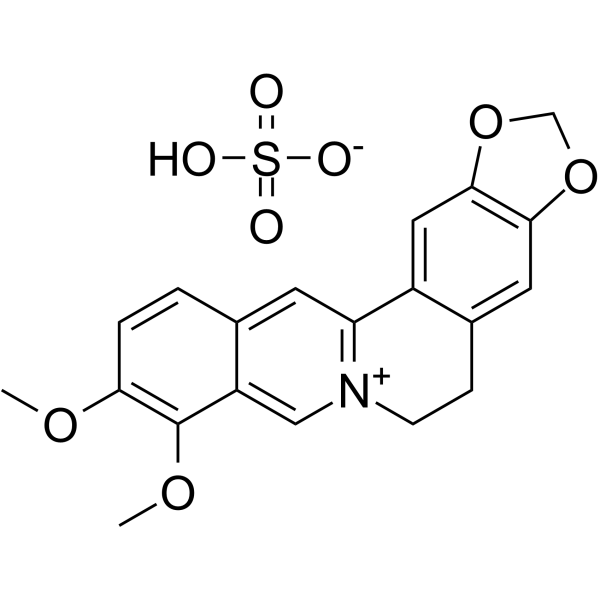 硫酸小檗碱； 硫酸氢黄连素