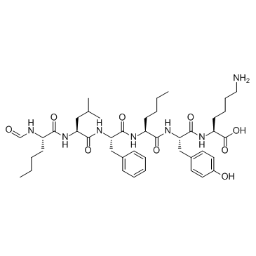 N-甲酰基NLE-LEU-PHE-NLE-酪氨酸-赖氨酸