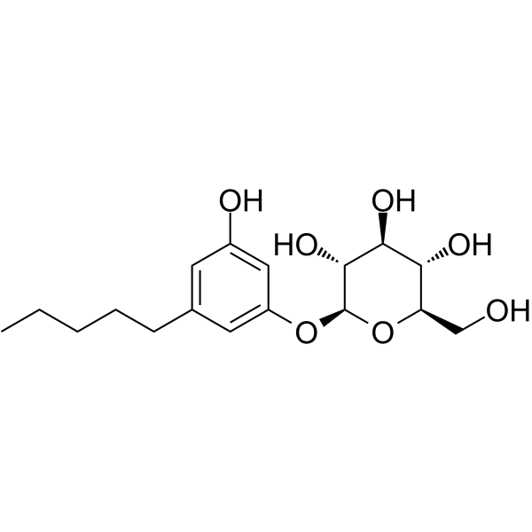 3-羟基-5-戊基苯基-β-D-吡喃葡萄糖甙