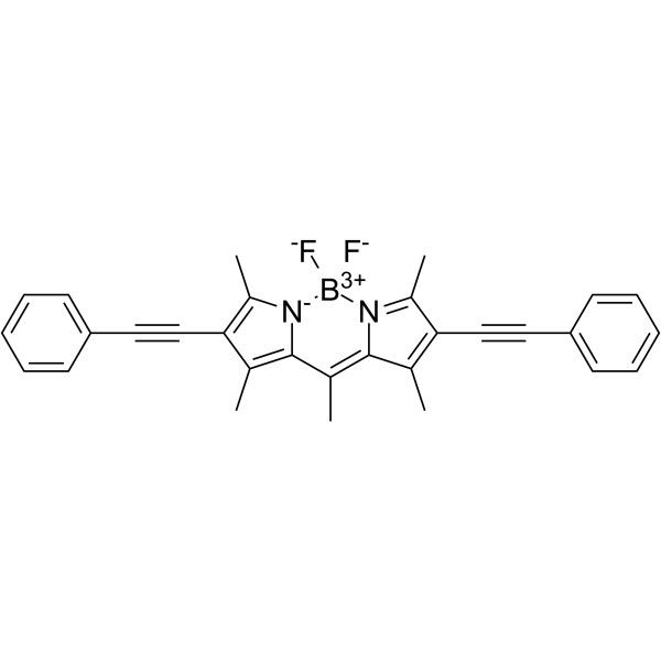 8-Methyl-2,6-diphenylethynyl-BODIPY 505/515