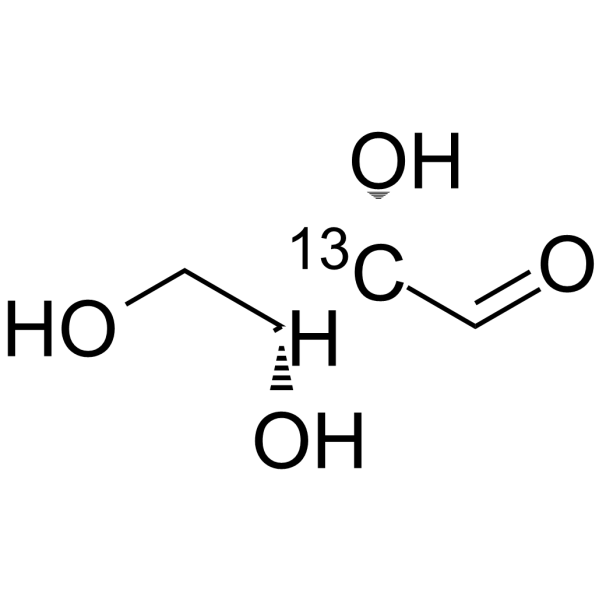 (2S,3R)-2,3,4-Trihydroxybutanal-13C-1