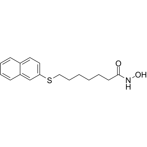 N-羟基-7-(2-萘硫基)-庚酰胺