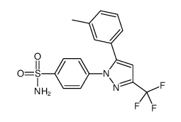 4-[5-(3-甲基苯基)-3-三氟甲基-1H-吡唑-1-基]苯磺酰胺