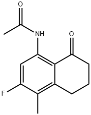 N-(3-氟-4-甲基-8-氧代-5,6,7,8-四氢萘-1-基)乙酰胺