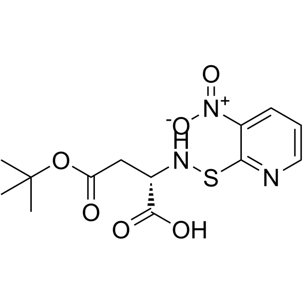 N-(3-硝基-2-吡啶亚磺酰)-l-天冬氨酸 beta-叔丁酯