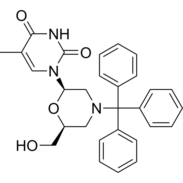 7'-OH-N-三苯甲基吗啉代胸腺嘧啶