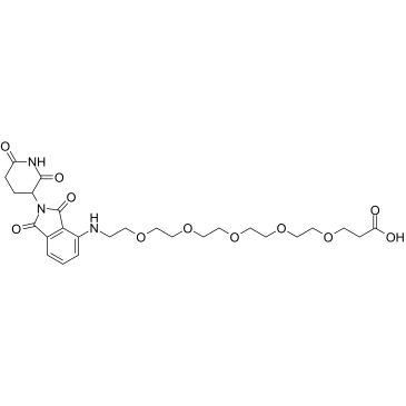 Pomalidomide 4'-PEG5-acid