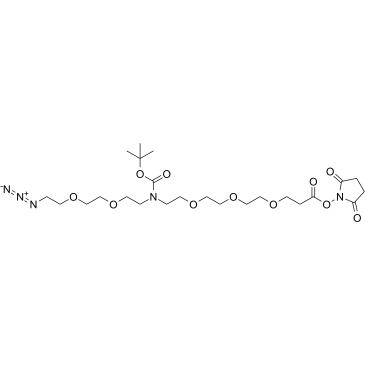 N-(Azido-PEG2)-N-Boc-PEG3-NHS ester