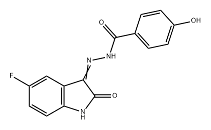 N'-(5-氟-2-氧代吲啉-3-亚基)-4-羟基苯并酰肼