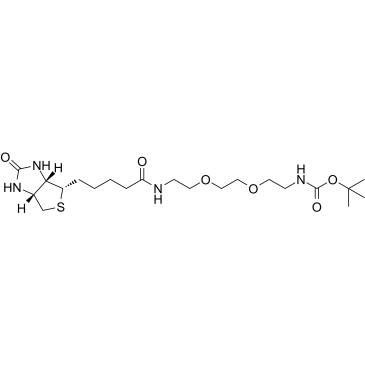 Biotin-PEG2-NH-Boc