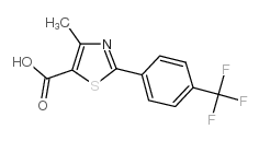 4-甲基-2-[4-(三氟甲基)苯基]-1,3-噻唑-5-羧酸