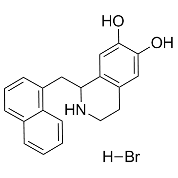 1,2,3,4-四氢-1-(1-萘基甲基)-6,7-异喹啉二醇氢溴酸盐