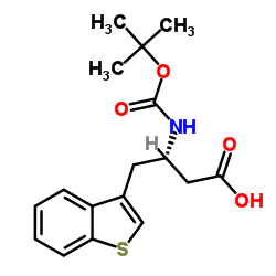 N-叔丁氧羰基-(S)-3-氨基-4-(3-苯并噻吩基)丁酸