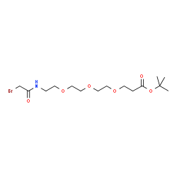 1-溴-2-氧代-6,9,12-三氧杂-3-氮杂十五烷-15-酸叔丁酯