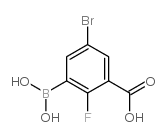 5-溴-3-羧基-2-氟苯硼酸