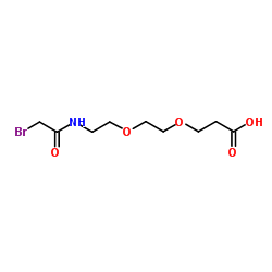 Bromoacetamido-PEG2-C2-acid