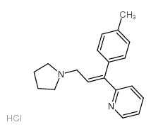 2-(1-(4-甲基苯基)-3-(1-吡咯烷基)-1-丙烯基)吡啶盐酸盐