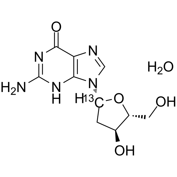 2'-Deoxyguanosine-13C monohydrate