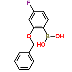 2-苄氧基-4-氟苯硼酸