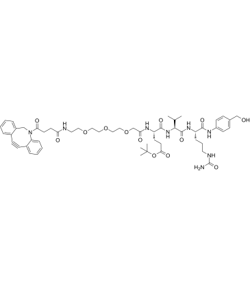 DBCO-PEG4 acetic-EVCit-PAB