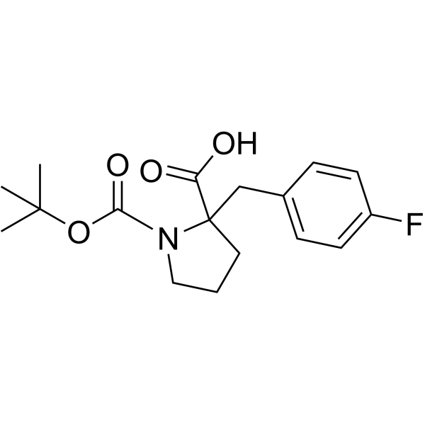 Boc-α-(4-氟苄基)-dl-脯氨酸