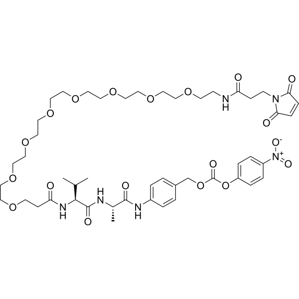 Mal-amide-PEG8-Val-Ala-PAB-PNP