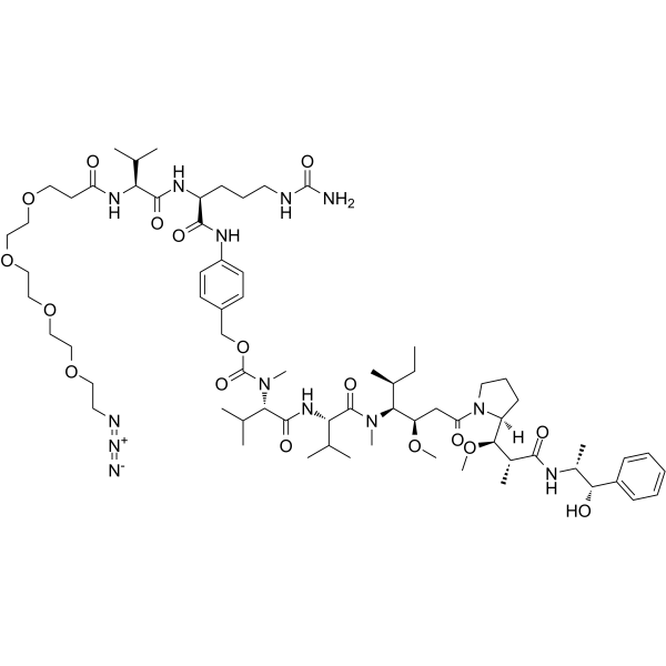 Azido-PEG4-Val-Cit-PAB-MMAE