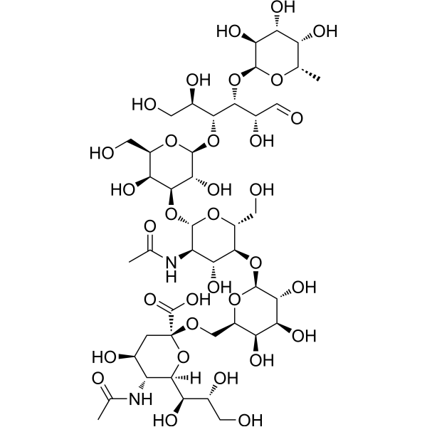 N-乙酰神经氨酸基-岩藻糖基乳糖-N-新四糖,来源于人乳