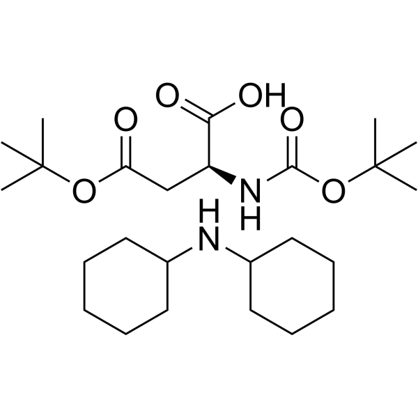 N-Boc-L-天冬氨酸 4-叔-丁酯 二环己基铵盐