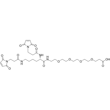 Bis-Mal-Lysine-PEG4-acid