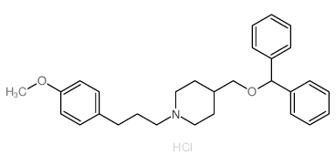 4-(苯甲酰氧基甲基)-1-[3-(4-甲氧基苯基)丙基]哌啶; 盐酸盐