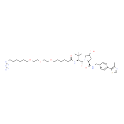 (S,R,S)-AHPC-C6-PEG3-butyl-N3