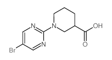 1-(5-溴吡啶)-2-哌啶-3-甲酸